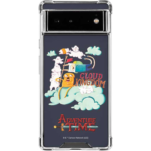 Adult Swim Adventure Time Cloud Kingdom Google Pixel 6 Clear Case